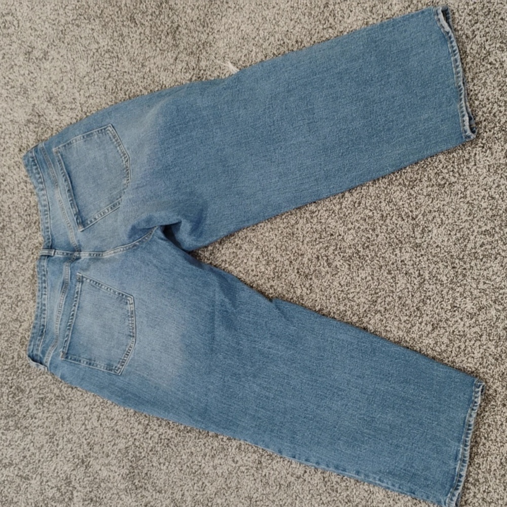 Old Navy Women's o.g loose Blue Boyfriend Jeans - Picture 5 of 7